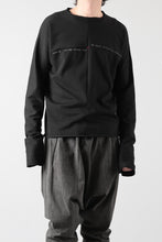 Load image into Gallery viewer, m.a+ written one piece long sleeve t-shirt / T211D/W/JM11 (BLACK)