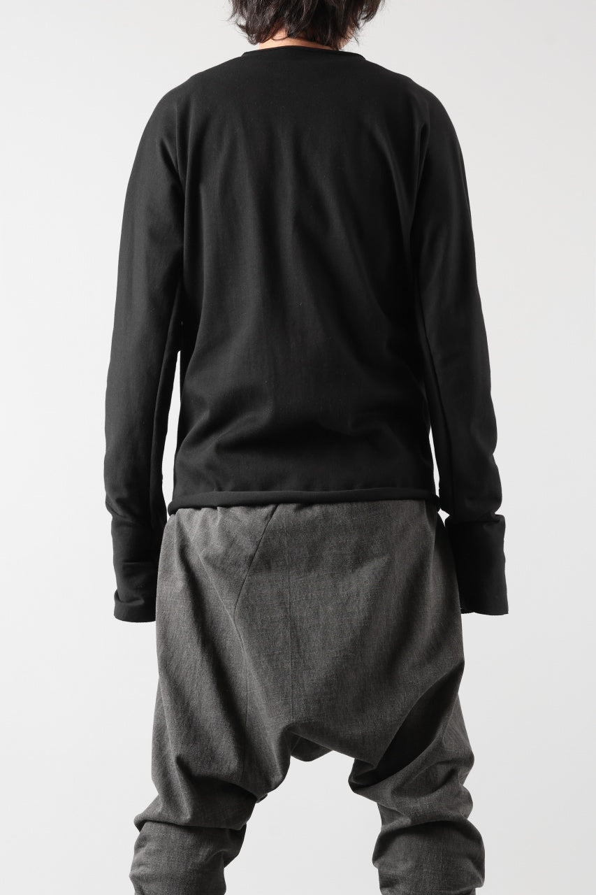Load image into Gallery viewer, m.a+ written one piece long sleeve t-shirt / T211D/W/JM11 (BLACK)
