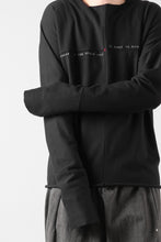 Load image into Gallery viewer, m.a+ written one piece long sleeve t-shirt / T211D/W/JM11 (BLACK)