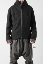 Load image into Gallery viewer, m.a+ unlined aviator jacket / J221DZ-/WLD (BLACK/BROWN)