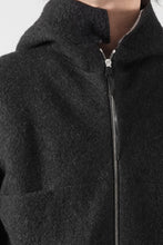 Load image into Gallery viewer, m.a+ unlined aviator jacket / J221DZ-/WLD (BLACK/BROWN)