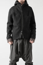 Load image into Gallery viewer, m.a+ unlined aviator jacket / J221DZ-/WLD (BLACK/BROWN)