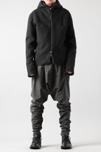 Load image into Gallery viewer, m.a+ unlined aviator jacket / J221DZ-/WLD (BLACK/BROWN)