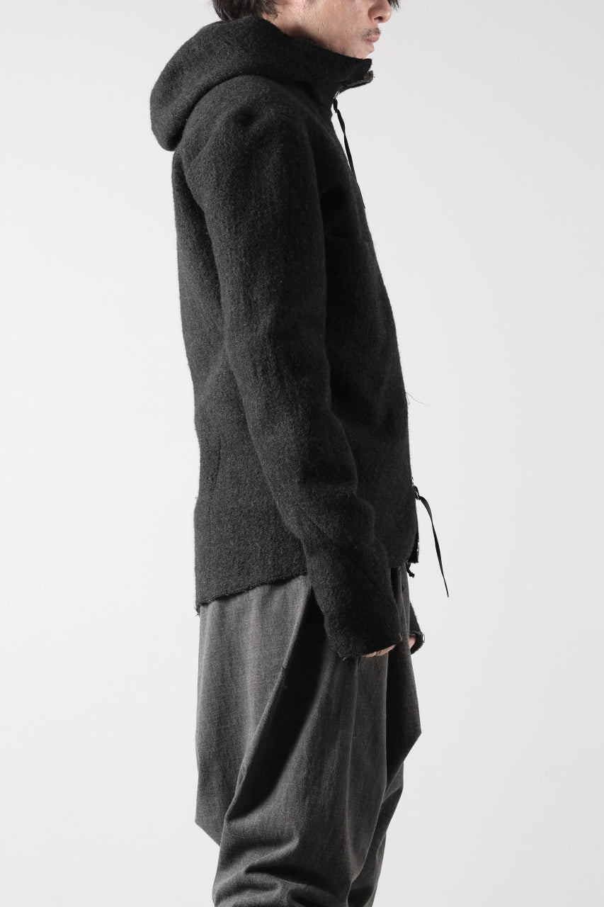 Load image into Gallery viewer, m.a+ unlined aviator jacket / J221DZ-/WLD (BLACK/BROWN)