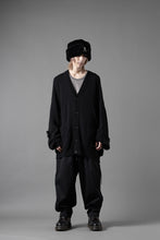画像をギャラリービューアに読み込む, mastermind JAPAN WIDE FIT TROUSERS / HIGH END STRETCH JERSEY (BLACK)