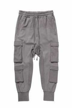 Load image into Gallery viewer, thom/krom MATMIX CARGO TROUSERS / STRUCTURED SOFT JERSEY (ROCK)
