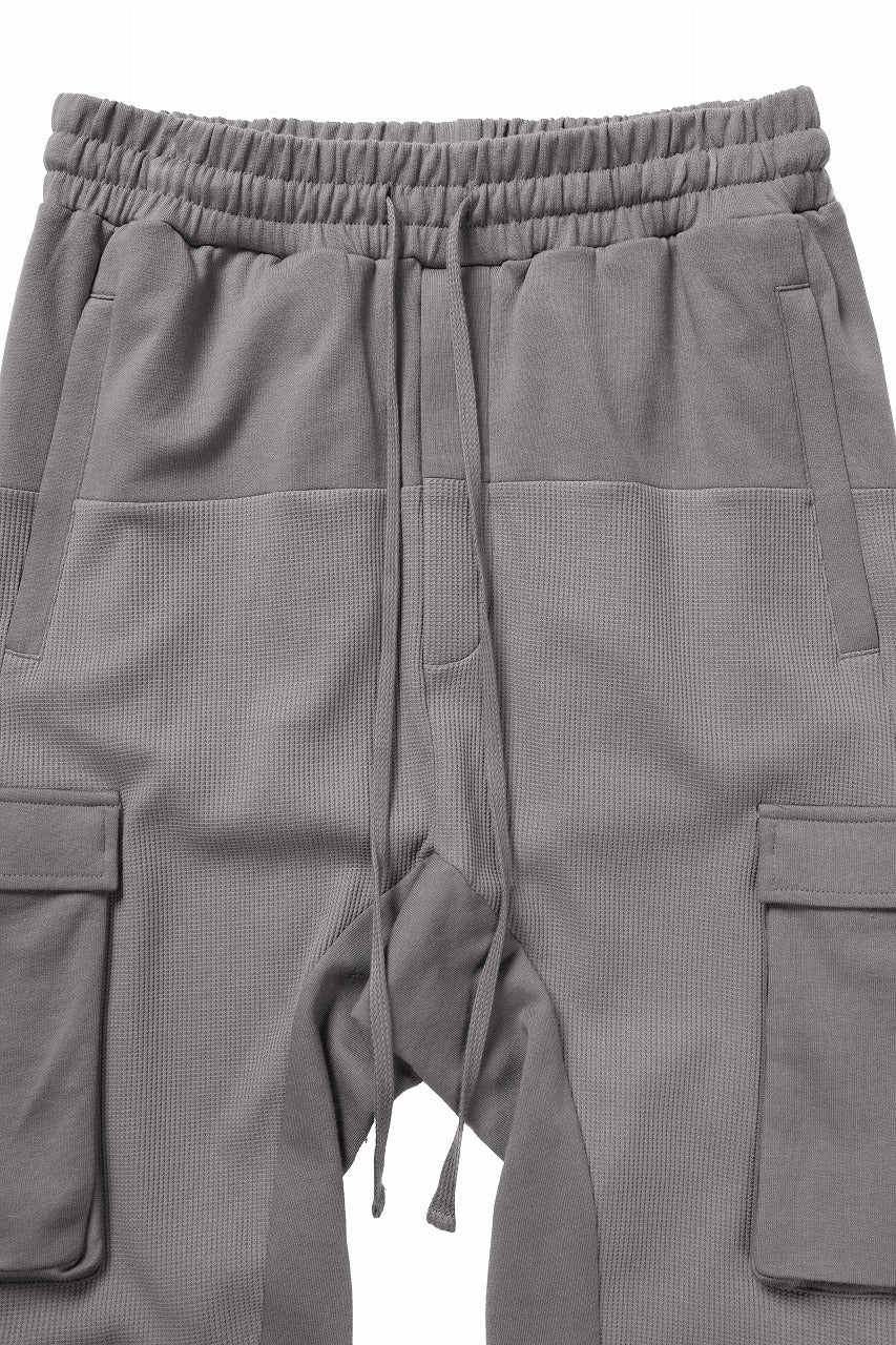 Load image into Gallery viewer, thom/krom MATMIX CARGO TROUSERS / STRUCTURED SOFT JERSEY (ROCK)