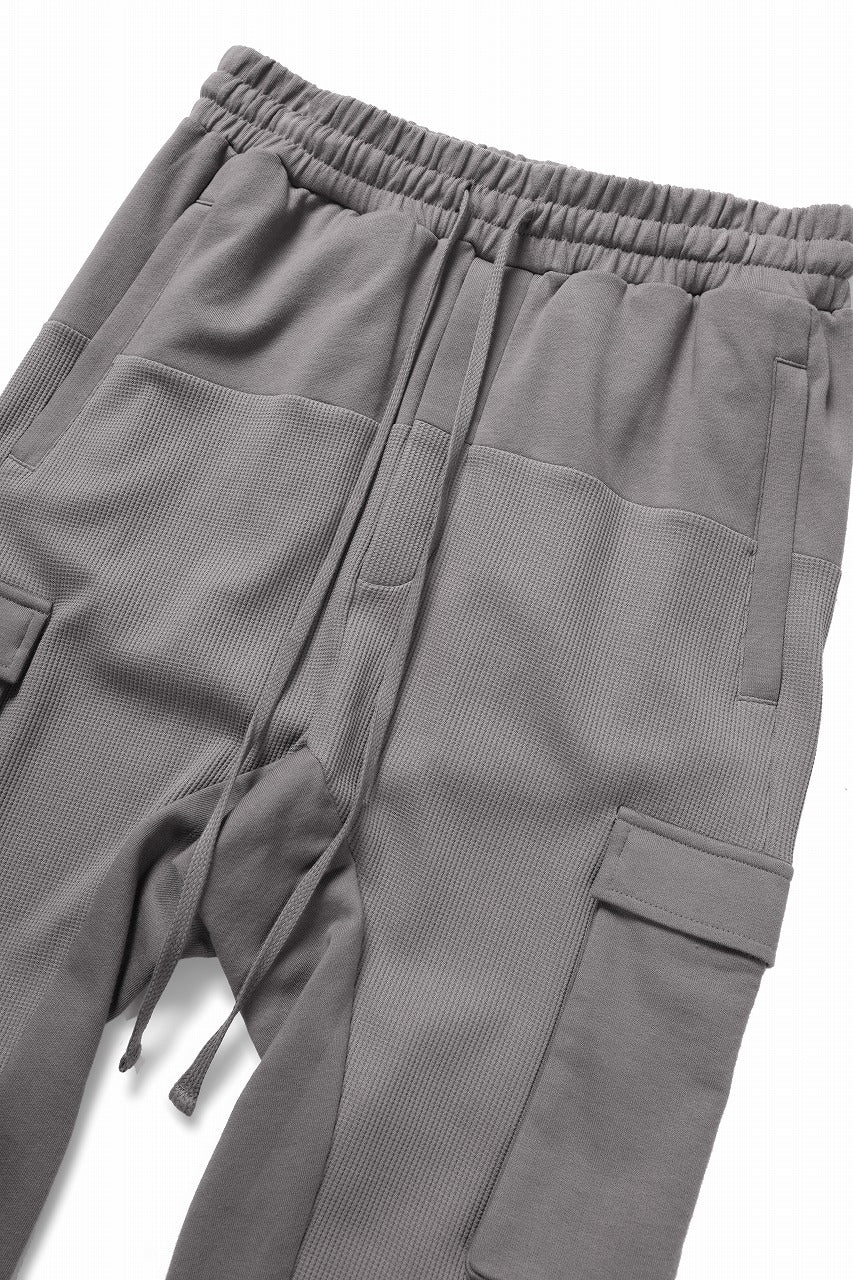 Load image into Gallery viewer, thom/krom MATMIX CARGO TROUSERS / STRUCTURED SOFT JERSEY (ROCK)