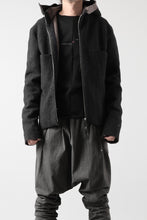 Load image into Gallery viewer, m.a+ unlined aviator jacket / J221DZ-/WLD (BLACK/BROWN)