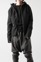 Load image into Gallery viewer, m.a+ unlined aviator jacket / J221DZ-/WLD (BLACK/BROWN)