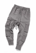 Load image into Gallery viewer, thom/krom MATMIX CARGO TROUSERS / STRUCTURED SOFT JERSEY (ROCK)