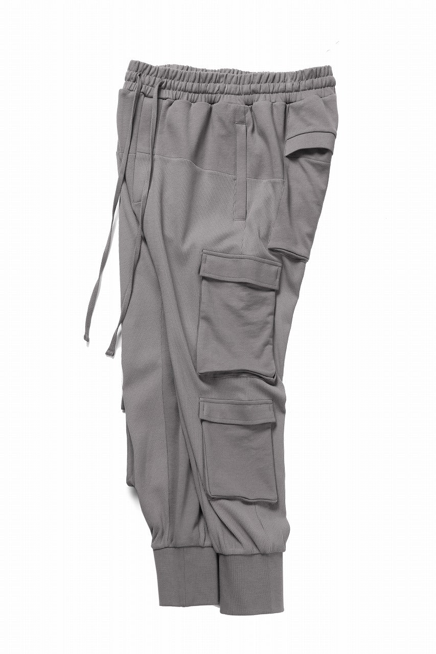 Load image into Gallery viewer, thom/krom MATMIX CARGO TROUSERS / STRUCTURED SOFT JERSEY (ROCK)