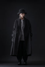 Load image into Gallery viewer, KLASICA SAULT FOLK DOUBLE BREASTED OVER COAT / REPULSION NIGHT GLEN CHECK WOOL (SHADOW CHECK)