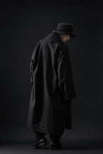 Load image into Gallery viewer, KLASICA SAULT FOLK DOUBLE BREASTED OVER COAT / REPULSION NIGHT GLEN CHECK WOOL (SHADOW CHECK)