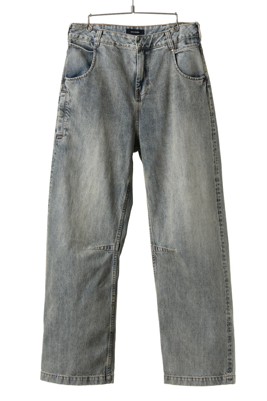 画像をギャラリービューアに読み込む, entire studios GEM JEAN TROUSERS (SURFACE WAVE)