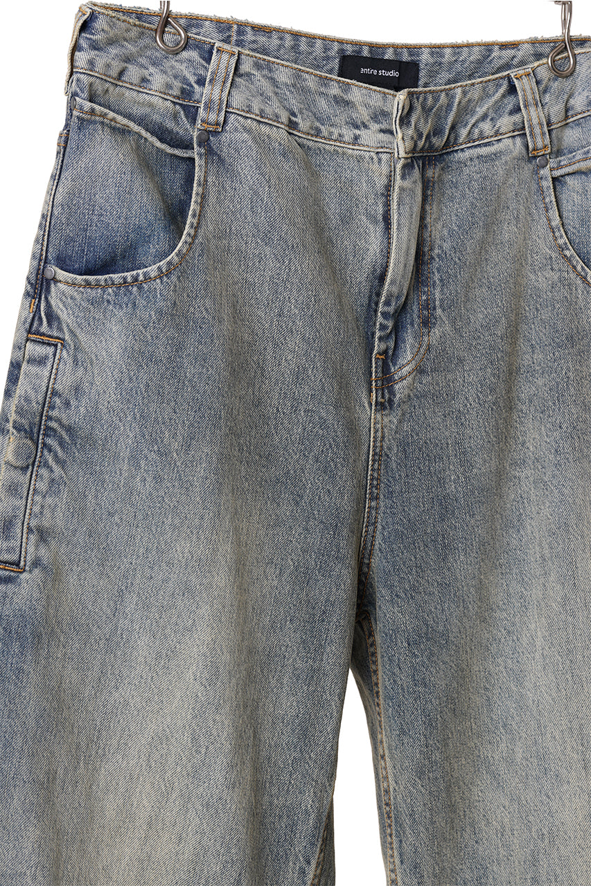 画像をギャラリービューアに読み込む, entire studios GEM JEAN TROUSERS (SURFACE WAVE)