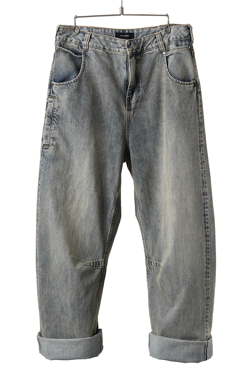 画像をギャラリービューアに読み込む, entire studios GEM JEAN TROUSERS (SURFACE WAVE)