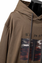 画像をギャラリービューアに読み込む, A.F ARTEFACT LAYERED TEE HOODIE / TYPE-A PRINT (BROWN)