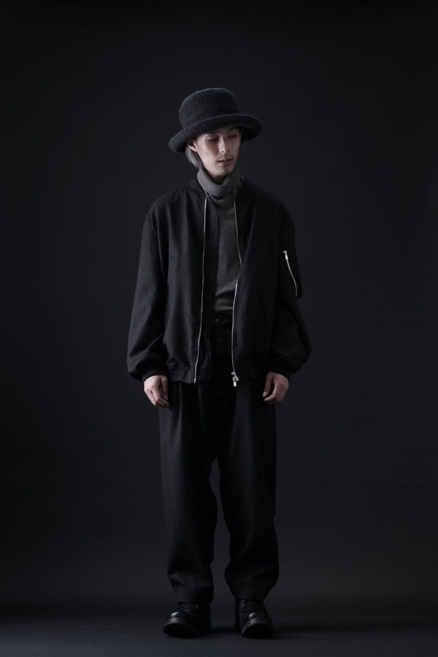 Load image into Gallery viewer, KLASICA SABRON CONSTRUCTED TROUSERS / REPULSION NIGHT GLEN CHECK WOOL (SHADOW CHECK)