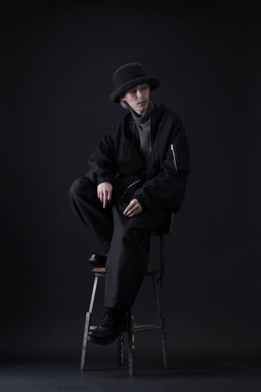 Load image into Gallery viewer, KLASICA FL-PC FLIGHT JACKET / REPULSION NIGHT GLEN CHECK WOOL (SHADOW CHECK)