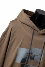 画像をギャラリービューアに読み込む, A.F ARTEFACT LAYERED TEE HOODIE / TYPE-B PRINT (BROWN)