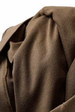 画像をギャラリービューアに読み込む, A.F ARTEFACT LAYERED TEE HOODIE / TYPE-A PRINT (BROWN)