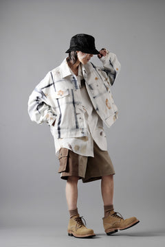 画像をギャラリービューアに読み込む, Feng Chen Wang PATCHWORK SHORTS (KHAKI/BROWN)