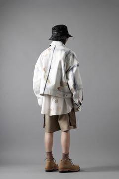 画像をギャラリービューアに読み込む, Feng Chen Wang NATURAL PLANT DYE JACKET (BLACK/WHITE)