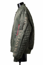 Load image into Gallery viewer, mastermind WORLD x ALPHA INDUSTRIES RIVERSIBLE MA-1 JACKET (OLIVE)