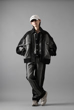 Load image into Gallery viewer, Feng Chen Wang RAW EDGE PATCHWORK TROUSERS (BLACK)