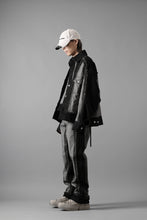 Load image into Gallery viewer, Feng Chen Wang RAW EDGE PATCHWORK TROUSERS (BLACK)