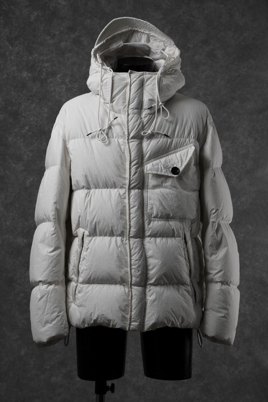 画像をギャラリービューアに読み込む, Ten c SURVIVAL DOWN JACKET / GARMENT DYED (WHITE)