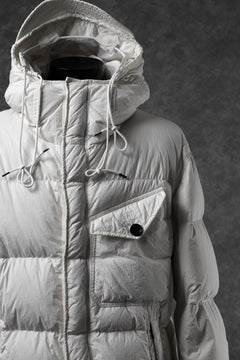 画像をギャラリービューアに読み込む, Ten c SURVIVAL DOWN JACKET / GARMENT DYED (WHITE)