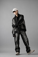 Load image into Gallery viewer, Feng Chen Wang RAW EDGE PATCHWORK TROUSERS (BLACK)