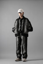 Load image into Gallery viewer, Feng Chen Wang RAW EDGE PATCHWORK TROUSERS (BLACK)