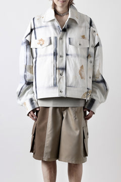 Load image into Gallery viewer, Feng Chen Wang NATURAL PLANT DYE JACKET (BLACK/WHITE)