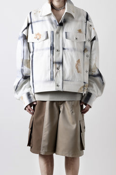 Load image into Gallery viewer, Feng Chen Wang NATURAL PLANT DYE JACKET (BLACK/WHITE)