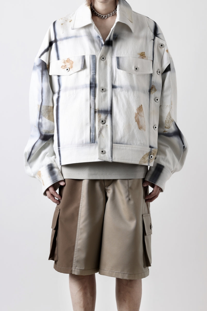 Load image into Gallery viewer, Feng Chen Wang NATURAL PLANT DYE JACKET (BLACK/WHITE)