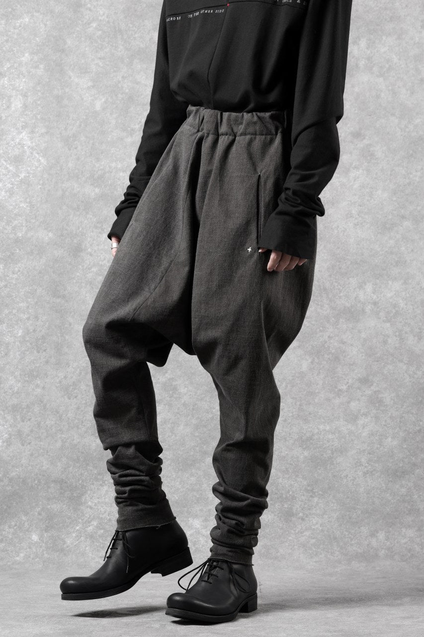 Load image into Gallery viewer, m.a+ elastic waist low crotch 2 pocket pants / P571/MJP1 (CARBON)