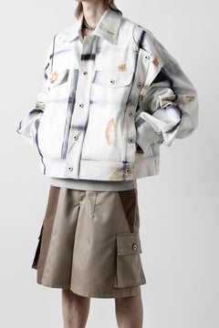 Load image into Gallery viewer, Feng Chen Wang NATURAL PLANT DYE JACKET (BLACK/WHITE)
