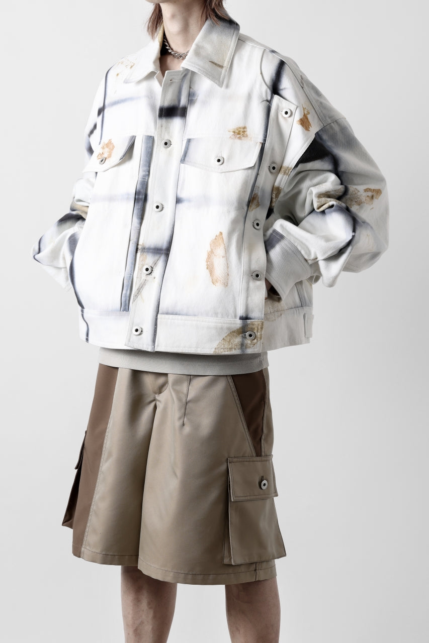 Load image into Gallery viewer, Feng Chen Wang NATURAL PLANT DYE JACKET (BLACK/WHITE)
