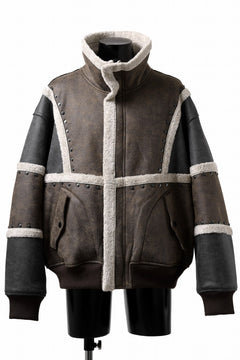 Load image into Gallery viewer, Feng Chen Wang DOUBLE SIDED SHERPA JACKET (GRAY)