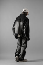 Load image into Gallery viewer, Feng Chen Wang RAW EDGE PATCHWORK TROUSERS (BLACK)