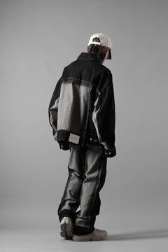 Load image into Gallery viewer, Feng Chen Wang RAW EDGE PATCHWORK TROUSERS (BLACK)