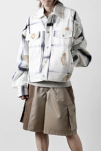 Load image into Gallery viewer, Feng Chen Wang NATURAL PLANT DYE JACKET (BLACK/WHITE)