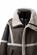 Load image into Gallery viewer, Feng Chen Wang DOUBLE SIDED SHERPA JACKET (GRAY)