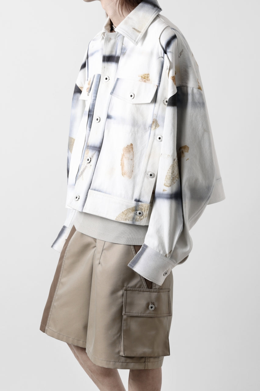 Load image into Gallery viewer, Feng Chen Wang NATURAL PLANT DYE JACKET (BLACK/WHITE)