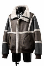 Load image into Gallery viewer, Feng Chen Wang DOUBLE SIDED SHERPA JACKET (GRAY)