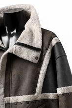 Load image into Gallery viewer, Feng Chen Wang DOUBLE SIDED SHERPA JACKET (GRAY)
