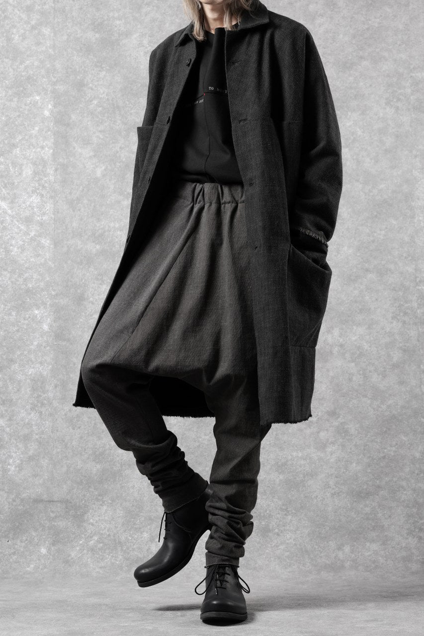 Load image into Gallery viewer, m.a+ elastic waist low crotch 2 pocket pants / P571/MJP1 (CARBON)